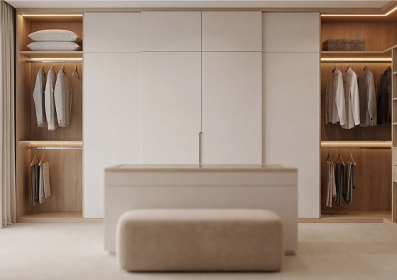 Гардеробная Вудлюкс