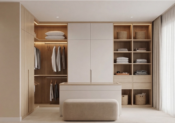 Гардеробная Вудлюкс